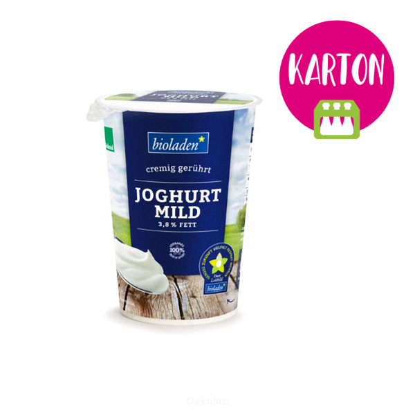 Produktfoto zu KARTON Joghurt 3,8% Becher (6x500g)