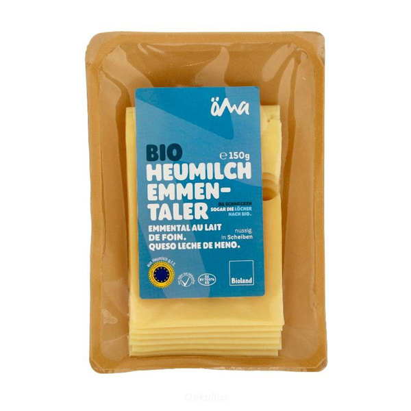 Produktfoto zu Heumilch Emmentaler Scheiben