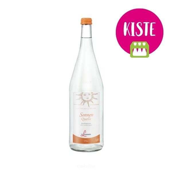 Produktfoto zu St.Leonhard SONNENQUELLE Kiste (6x1,0l)