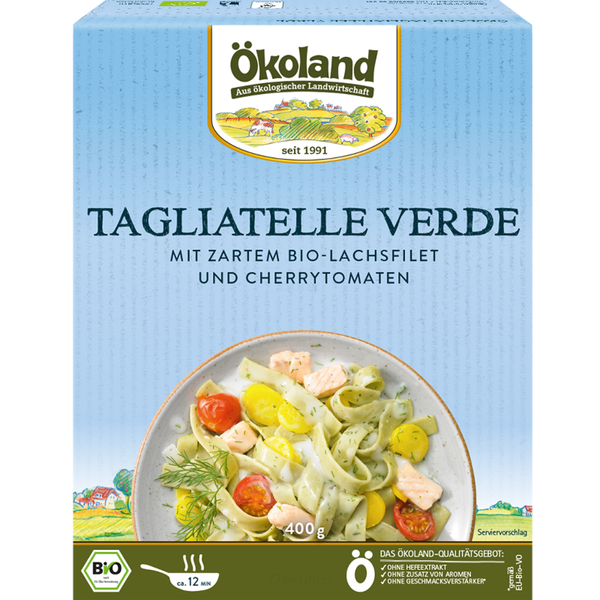 Produktfoto zu Tagliatelle Verde mit Lachs