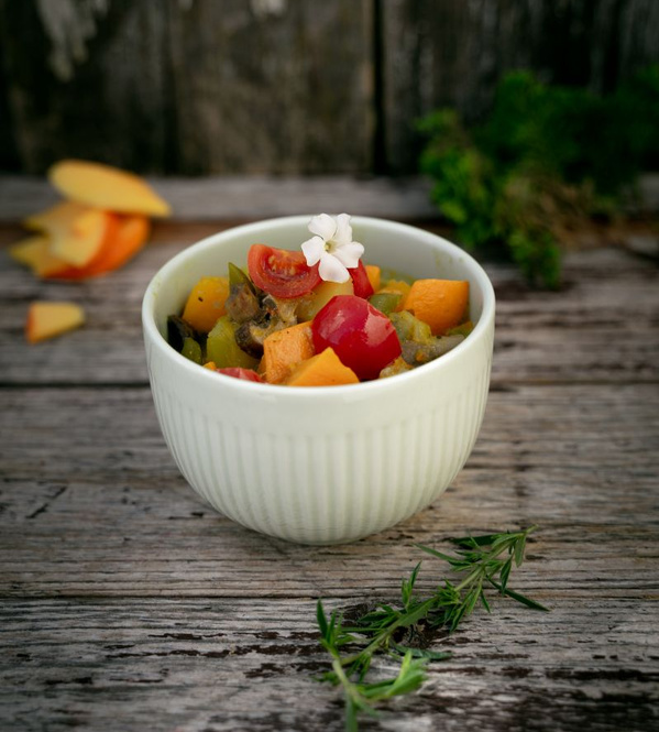 Grünes Kürbis-Curry