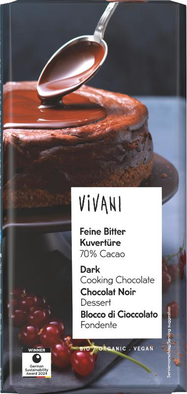 Produktfoto zu Feine Bitter Kuvertüre