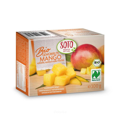Produktfoto zu Mango gewürfelt (300g)