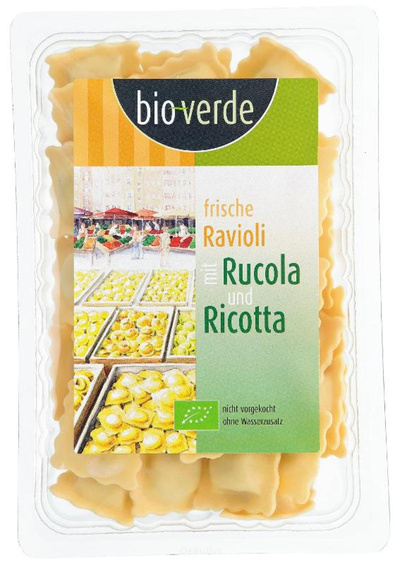 Produktfoto zu Frische Ravioli mit Rucola & Ricotta