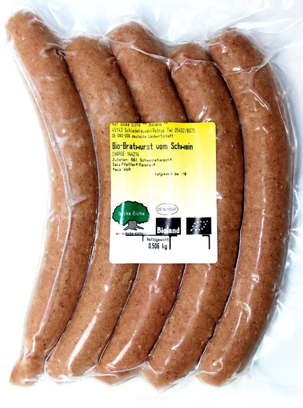 Produktfoto zu Rostbratwurst Schwein 5er