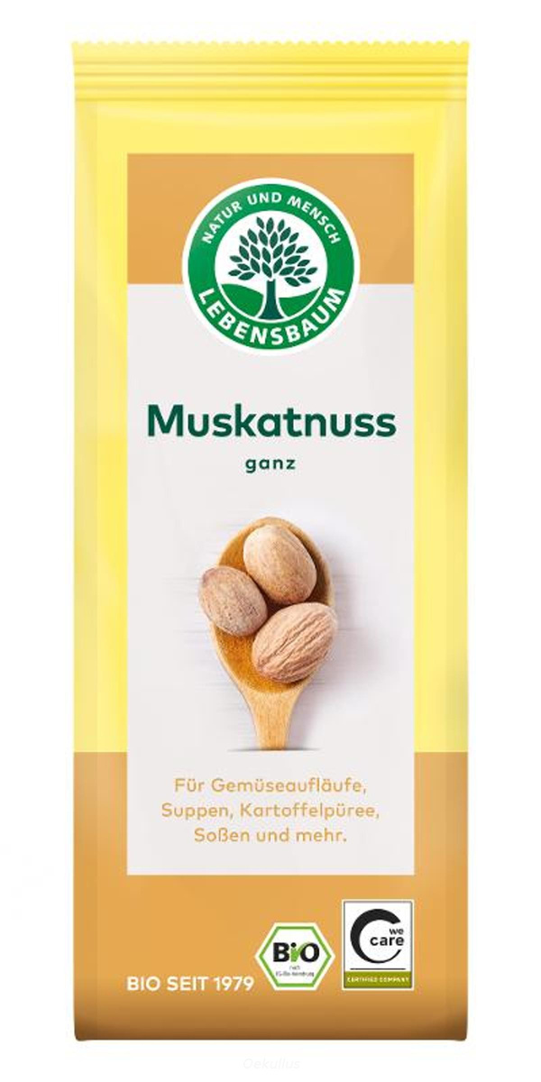 Produktfoto zu Muskatnuß ganz (3 Stk.)