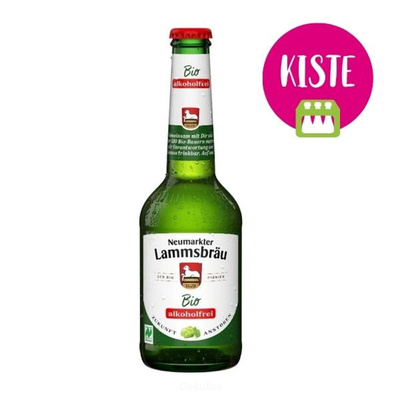 Produktfoto zu Lammsbräu Pils alkoholfrei KISTE (10 x 0,33l)