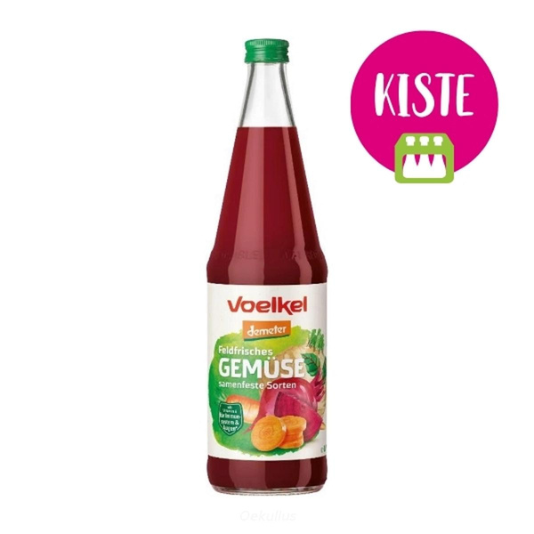Produktfoto zu Gemüsesaft feldfrisch KISTE (6 x 0,7l)