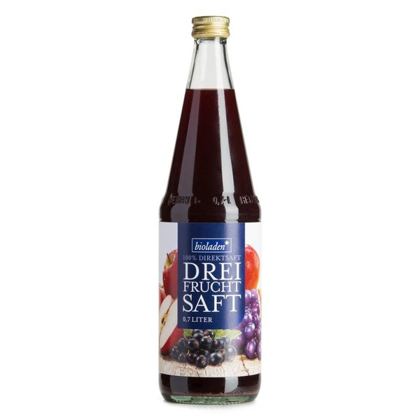 Produktfoto zu Dreifruchtsaft rot
