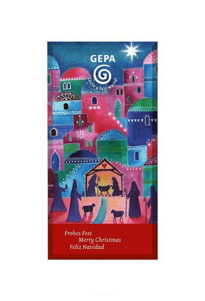 Produktfoto zu GEPA Weihnachtsschokolade