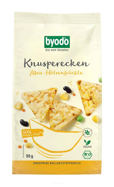 Produktfoto zu Knusperecken Mais & Hülsenfrüchte