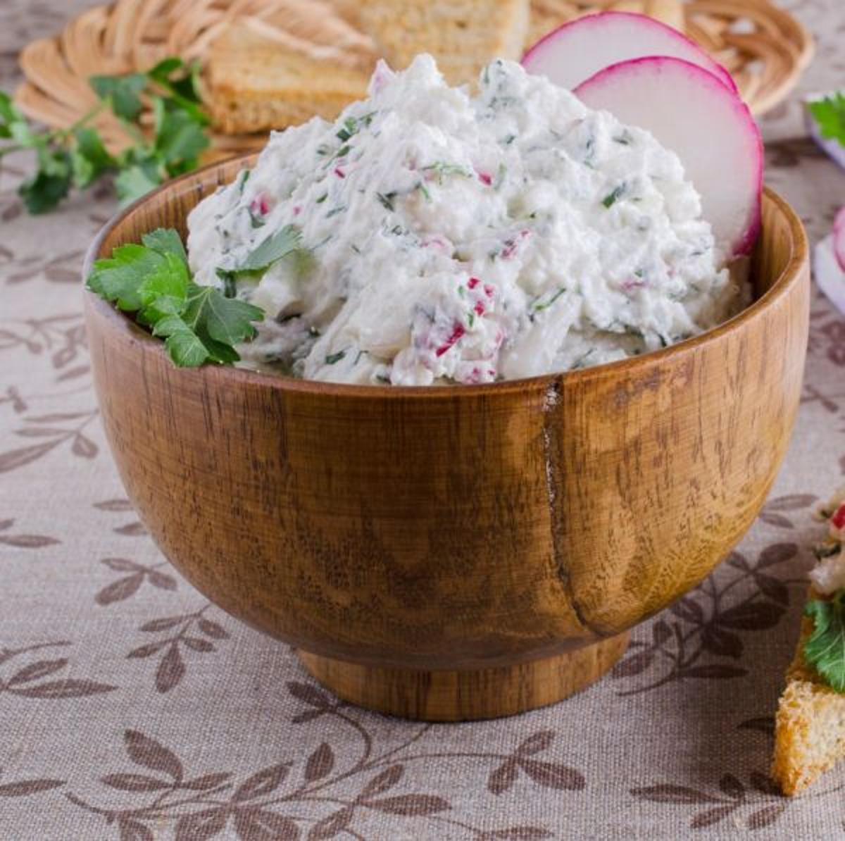 Rezept: Radieschen-Ricotta-Creme (8 Portionen)