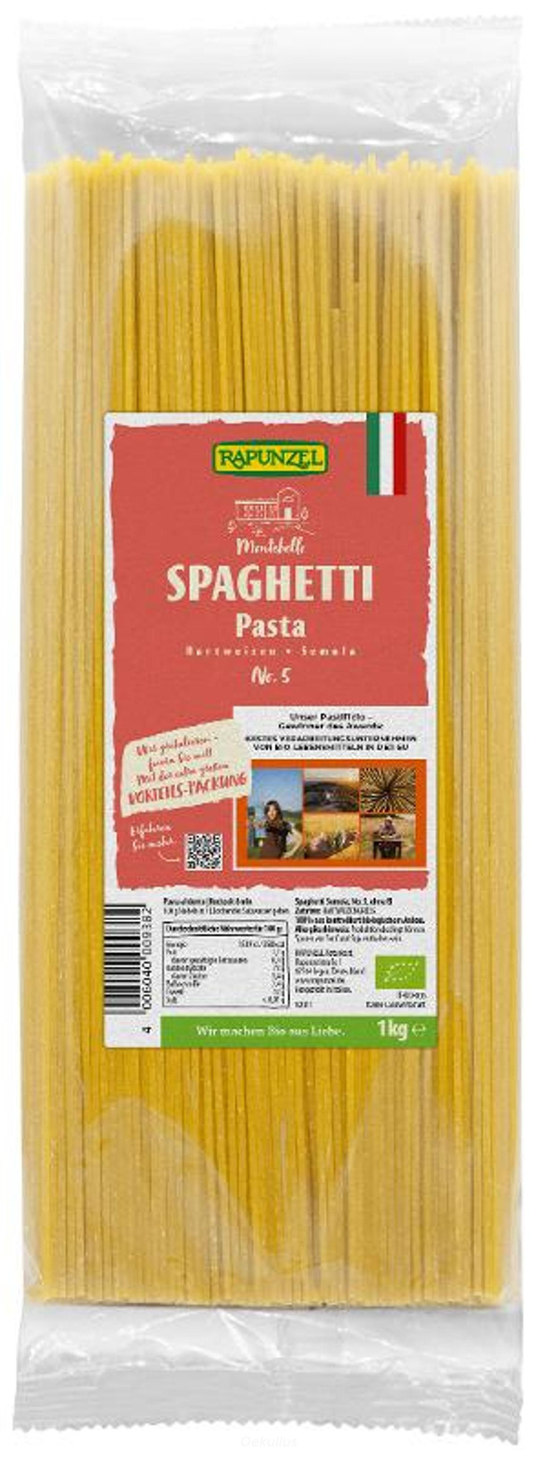 Produktfoto zu Spaghetti hell 1kg