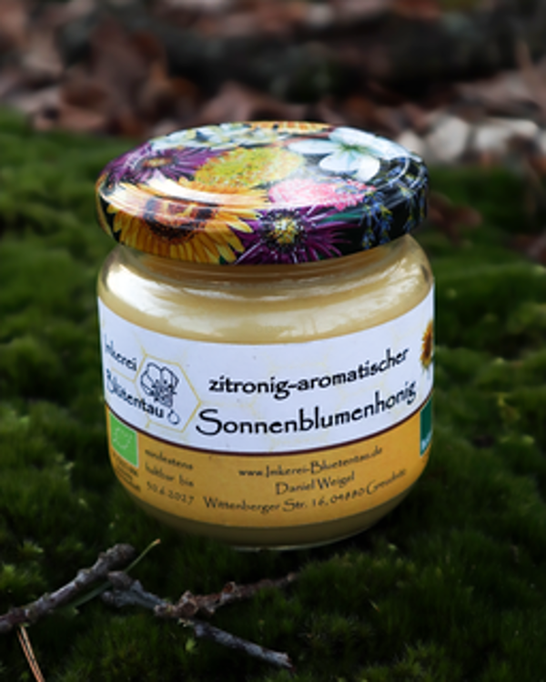 Produktfoto zu Sonnenblumenhonig 250g