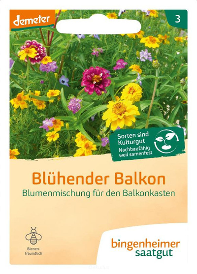 Produktfoto zu Blühender Balkon (Saatgut-Mix)