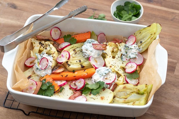 Produktfoto zu Rezept: Saisonales Grillgemüse (4 Portionen)