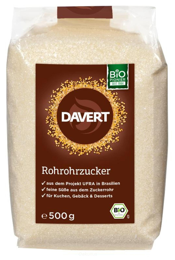 Produktfoto zu Rohrohrzucker (500g)