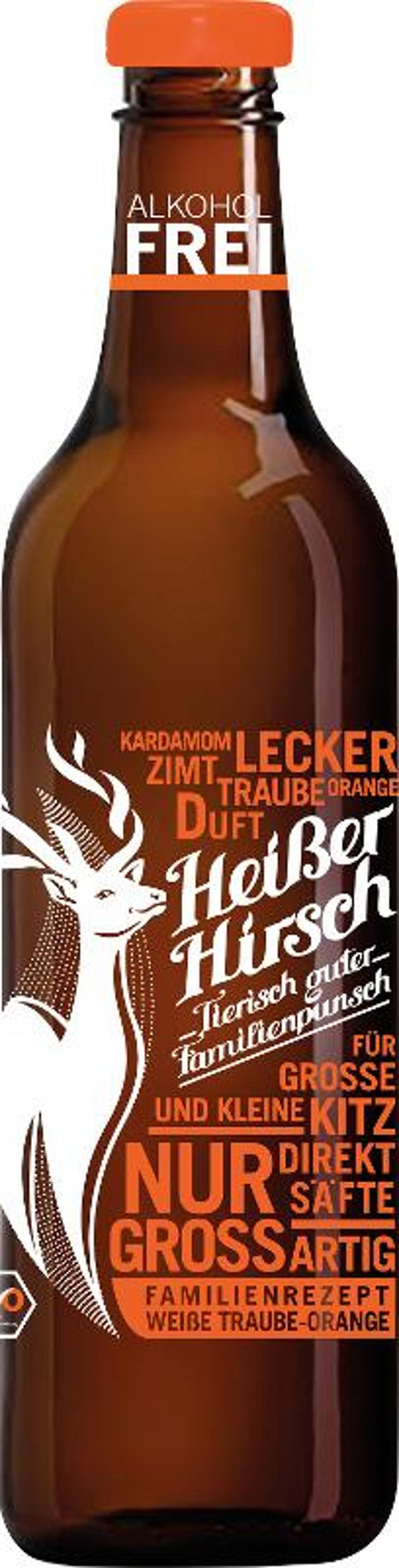 Produktfoto zu Heißer Hirsch Punsch Orange (alkoholfrei)