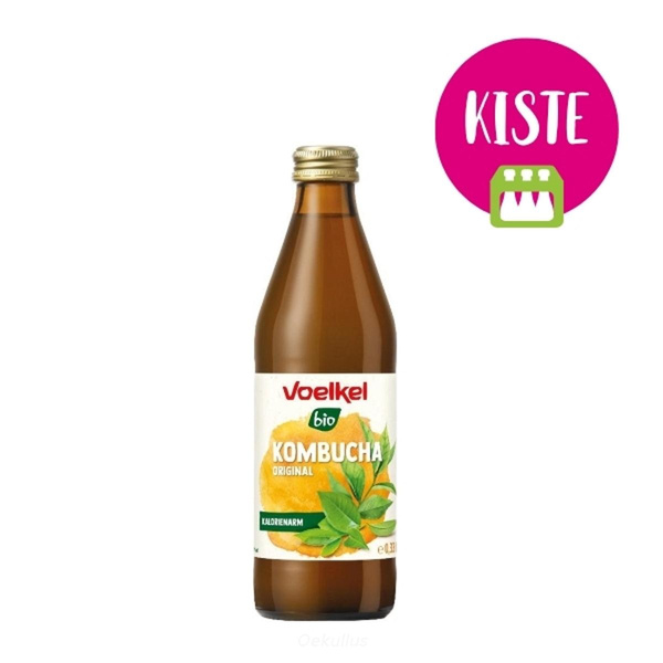 Produktfoto zu Kombucha Original KISTE (10 x 0,33l)