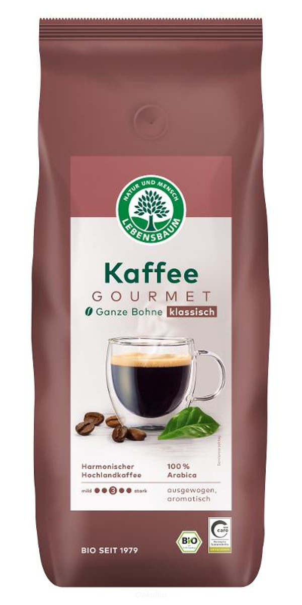 Produktfoto zu Karton Kaffee Gourmet ganze Bohne