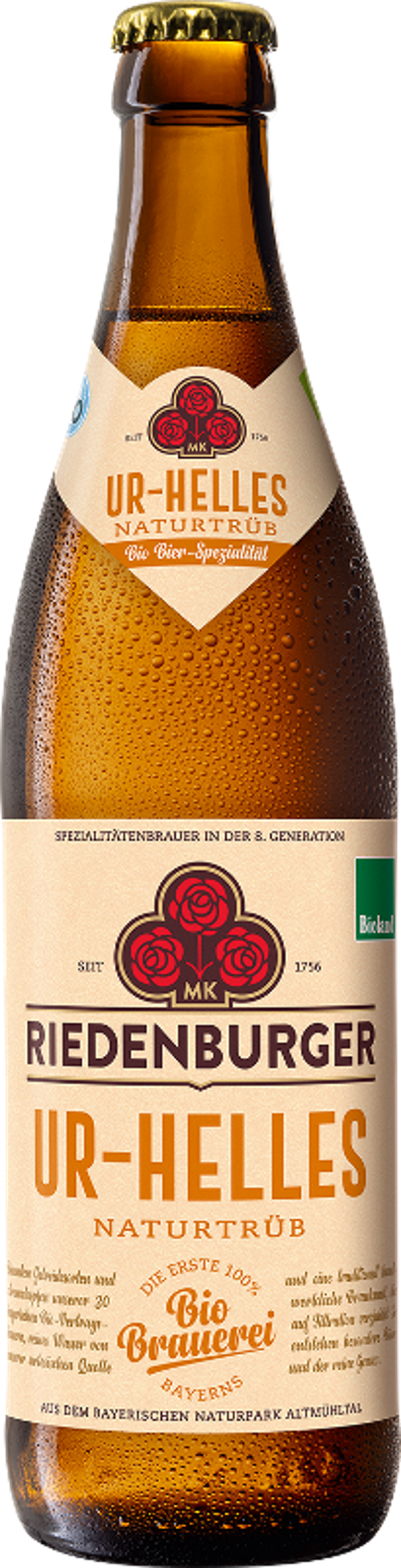 Produktfoto zu Riedenburger Ur Helles KISTE (10 x 0,5l)