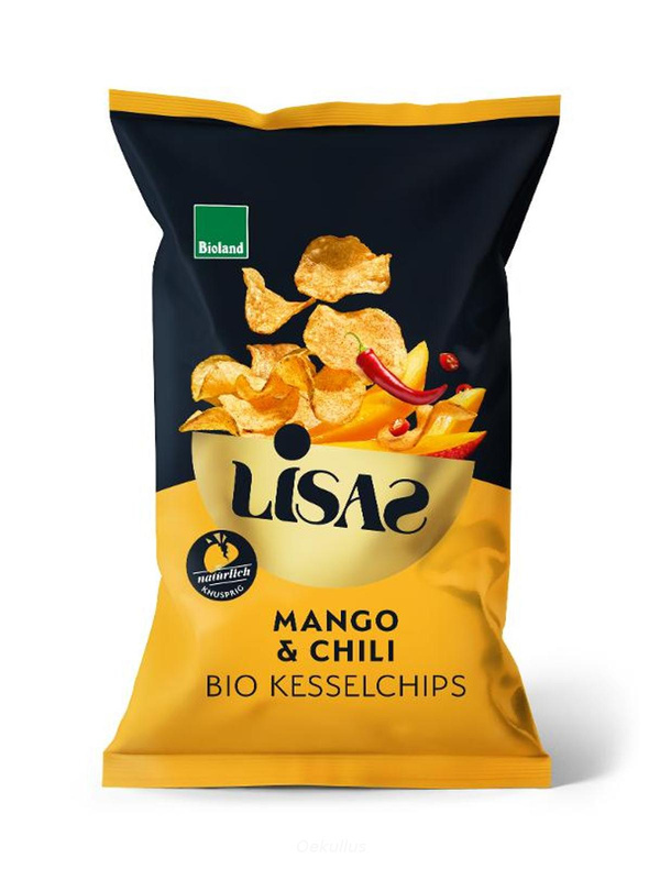 Produktfoto zu Lisas Kesselchips Chili Mango