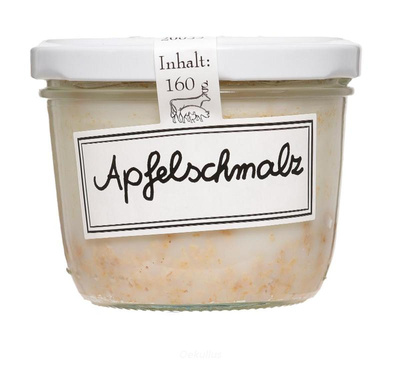 Produktfoto zu Apfelschmalz im Glas