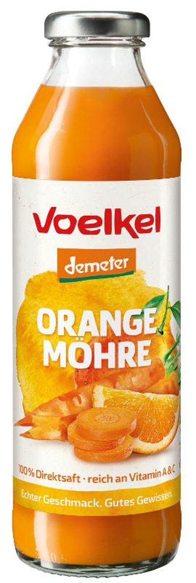 Produktfoto zu Orangen Möhrensaft KISTE (8x0,5l)