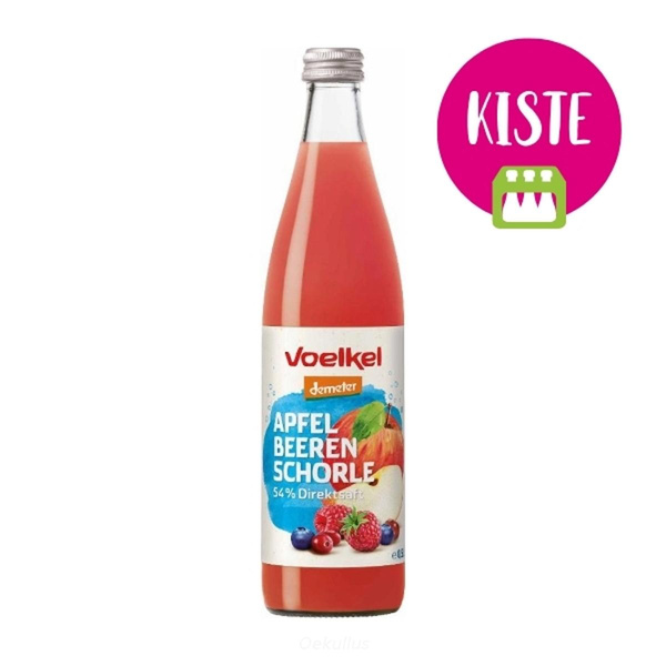 Produktfoto zu Apfel Waldbeeren-Schorle (10x0,5l)