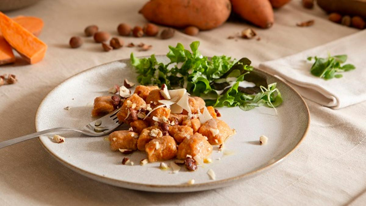 Rezept:Süßkartoffel-Gnocchi (4 Portionen)