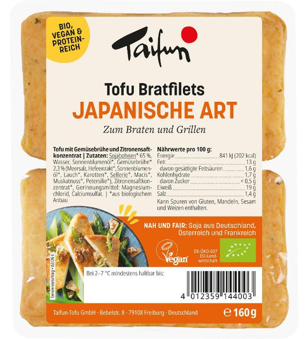 Produktfoto zu Bratfilets Japanische Art Taif
