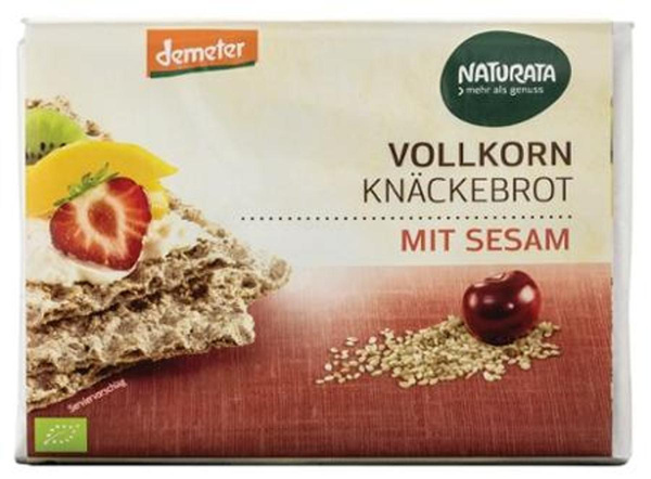 Produktfoto zu Vollkorn-Knäckebrot Sesam