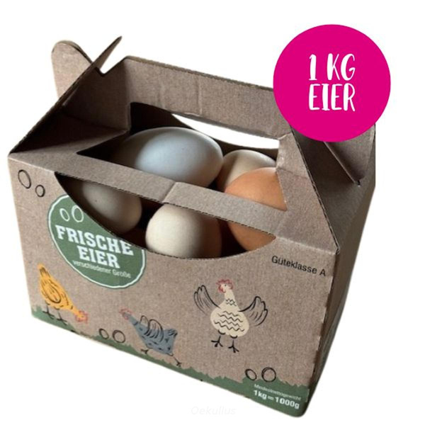 Produktfoto zu abgewogen Eier von S bis XL