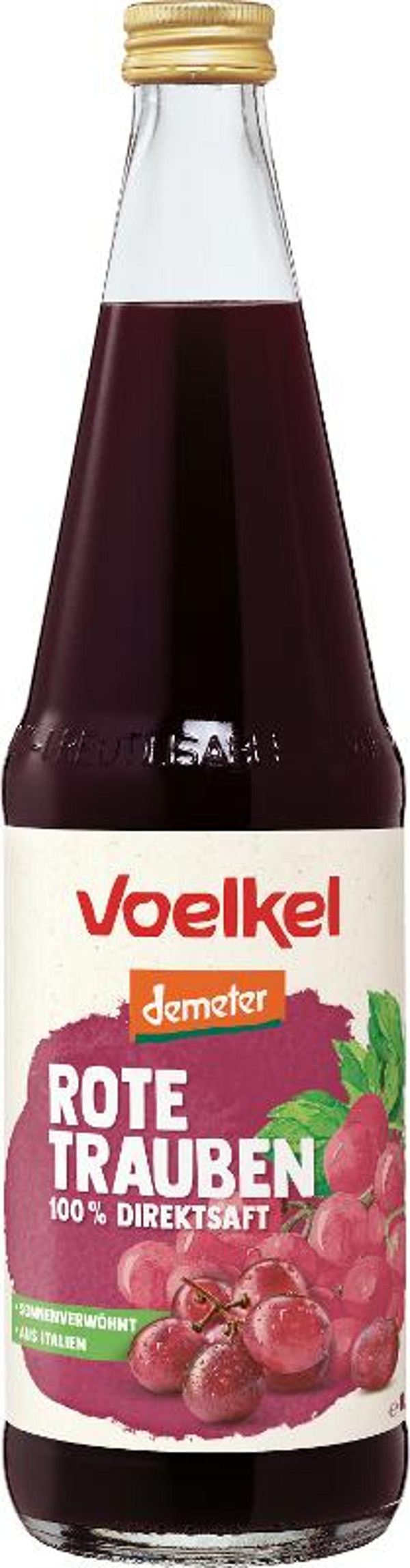 Produktfoto zu Traubensaft rot KISTE Voelkel (6x0,7l)