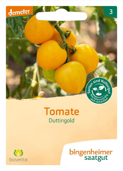 Produktfoto zu Tomate gelb "Duttingold" (Saatgut)