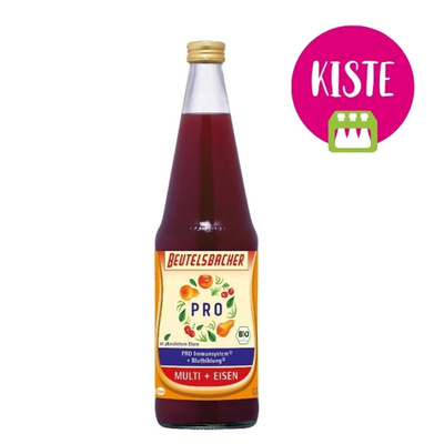 Produktfoto zu Multi + Eisen Pro Saft KISTE (6x0,7l)